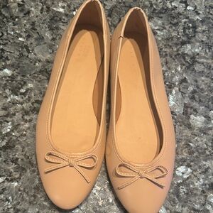 ASOS Nude Bow Flats